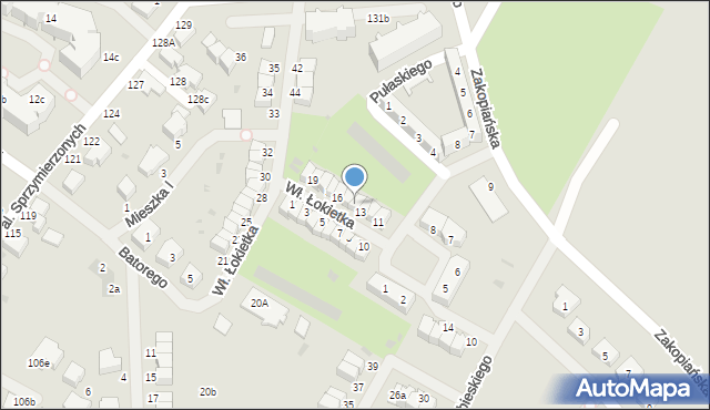 Malbork, Króla Władysława Łokietka, 14, mapa Malborka