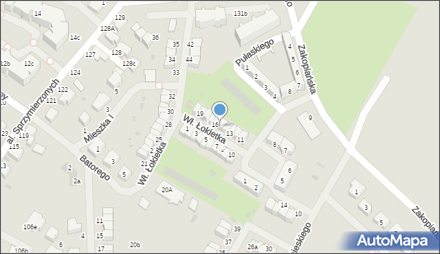 Malbork, Króla Władysława Łokietka, 15, mapa Malborka