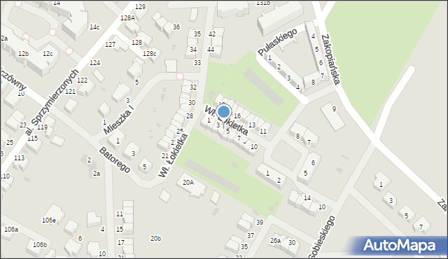 Malbork, Króla Władysława Łokietka, 4, mapa Malborka