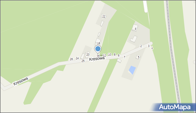Maliszew, Kresowa, 16, mapa Maliszew