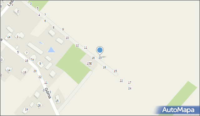 Maliszew, Krótka, 13, mapa Maliszew