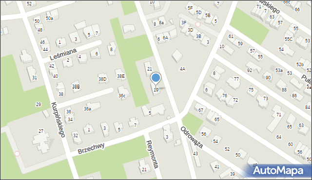 Marki, Krasińskiego Zygmunta, 19, mapa Marki