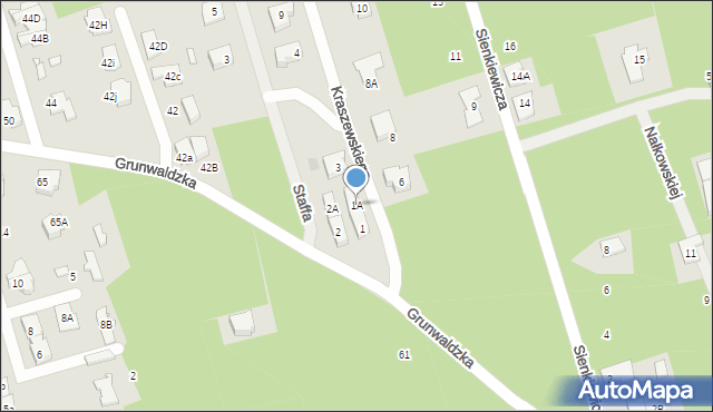 Marki, Kraszewskiego Józefa Ignacego, 1A, mapa Marki