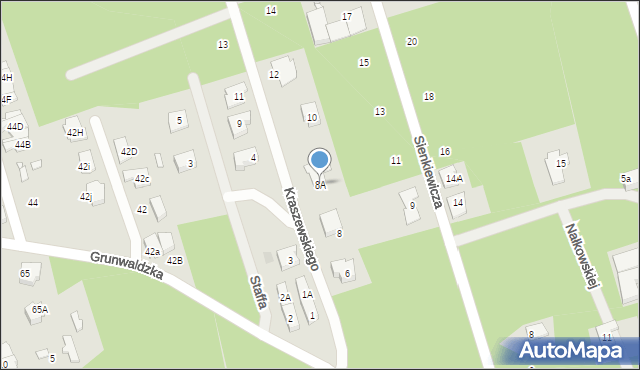 Marki, Kraszewskiego Józefa Ignacego, 8A, mapa Marki