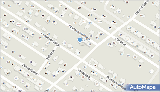 Marki, Króla Jana III Sobieskiego, 19a, mapa Marki