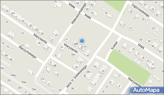 Marki, Króla Jana III Sobieskiego, 41, mapa Marki