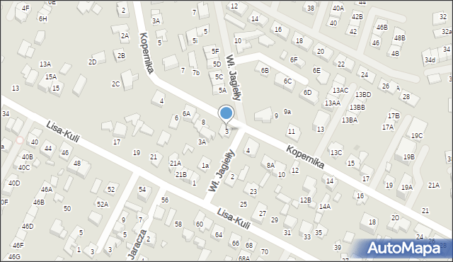 Marki, Króla Władysława Jagiełły, 3, mapa Marki