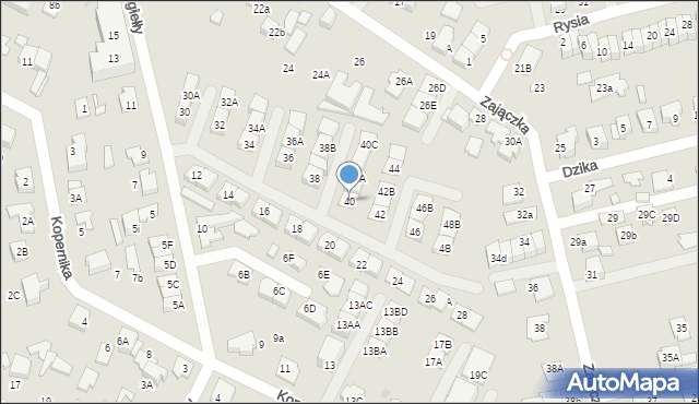 Marki, Króla Władysława Jagiełły, 40, mapa Marki