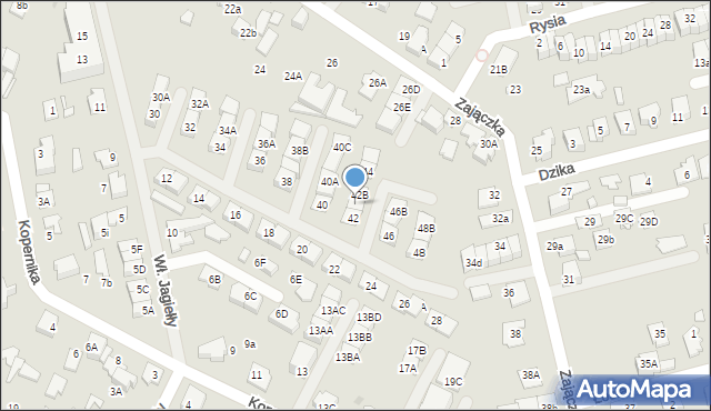 Marki, Króla Władysława Jagiełły, 42A, mapa Marki