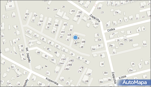 Marki, Króla Władysława Jagiełły, 46, mapa Marki