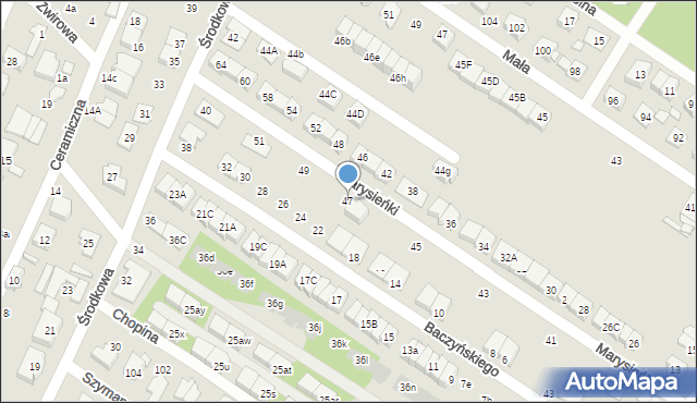 Marki, Królowej Marysieńki, 47, mapa Marki