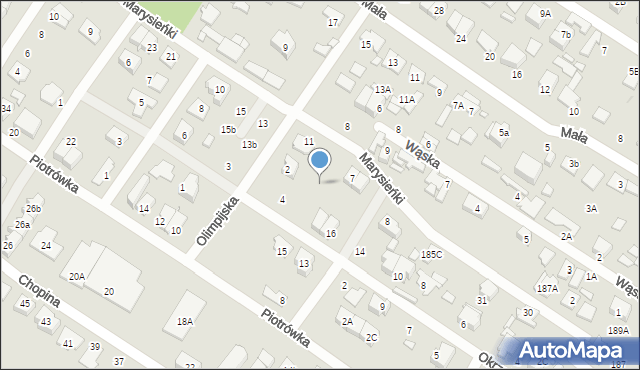 Marki, Królowej Marysieńki, 9a, mapa Marki