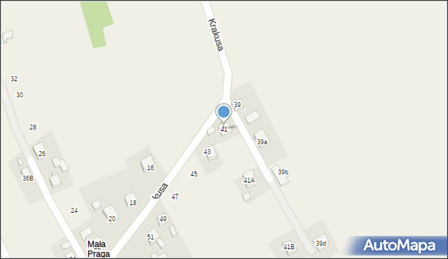 Marklowice, Krakusa, 41, mapa Marklowice