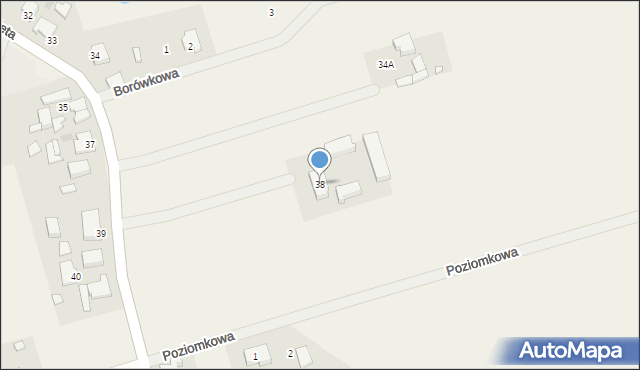 Maszewo, Kręta, 38, mapa Maszewo