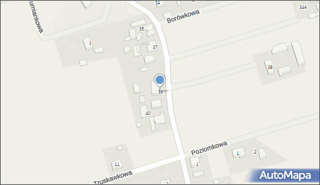 Maszewo, Kręta, 39, mapa Maszewo