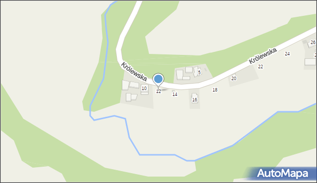 Maszków, Królewska, 12, mapa Maszków
