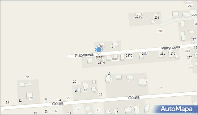 Michałowice, Krakowska, 287G, mapa Michałowice