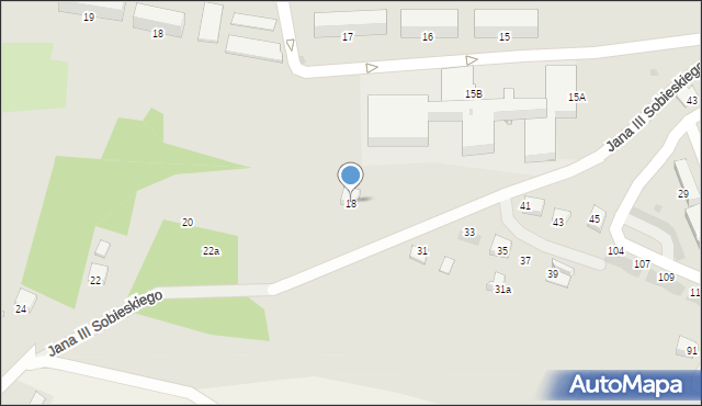 Miechów, Króla Jana III Sobieskiego, 18, mapa Miechów