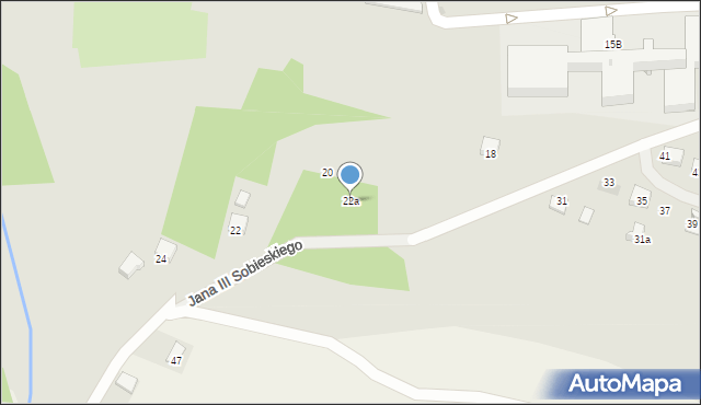 Miechów, Króla Jana III Sobieskiego, 22a, mapa Miechów