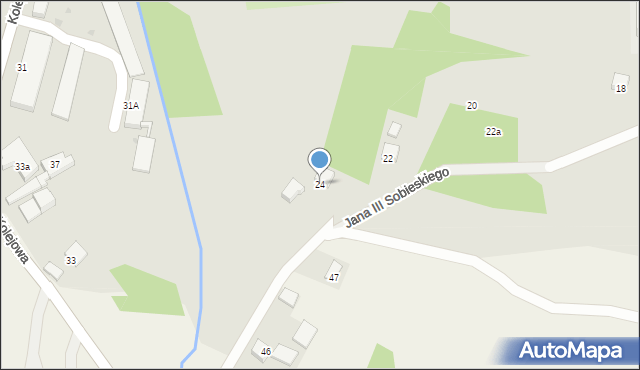 Miechów, Króla Jana III Sobieskiego, 24, mapa Miechów