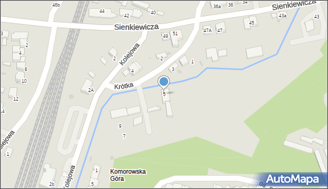 Miechów, Krótka, 5, mapa Miechów