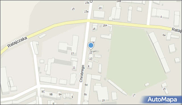 Międzychód, Króla Bolesława Chrobrego, 12, mapa Międzychód