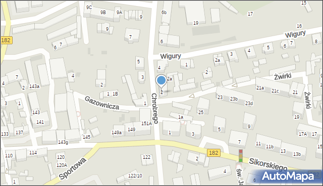 Międzychód, Króla Bolesława Chrobrego, 2, mapa Międzychód