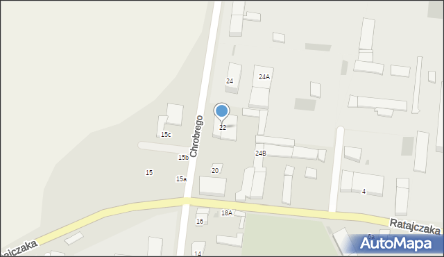 Międzychód, Króla Bolesława Chrobrego, 22, mapa Międzychód