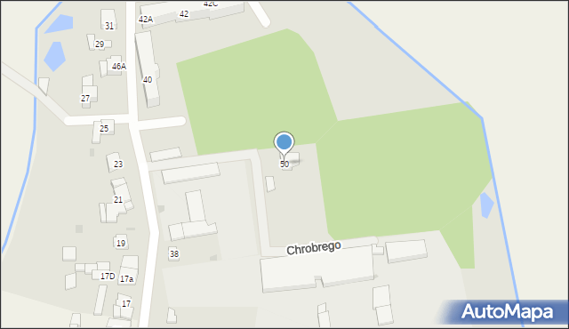 Międzychód, Króla Bolesława Chrobrego, 50, mapa Międzychód