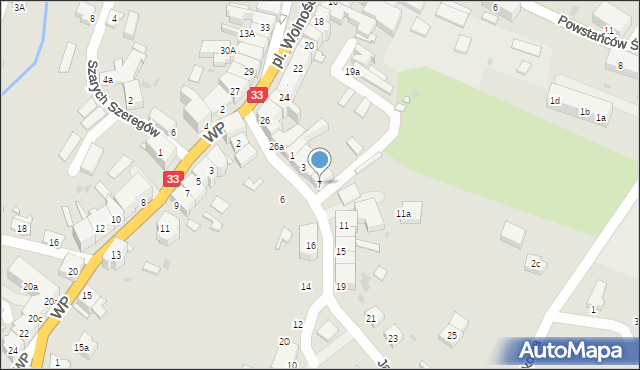 Międzylesie, Króla Jana III Sobieskiego, 7, mapa Międzylesie