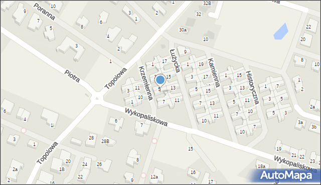 Mierzyn, Krzemienna, 6, mapa Mierzyn