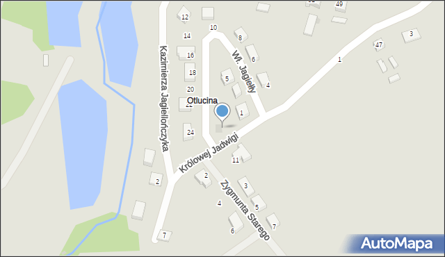 Mieszkowice, Króla Władysława Jagiełły, 25, mapa Mieszkowice