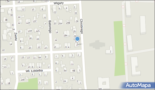 Mińsk Mazowiecki, Króla Bolesława Chrobrego, 17, mapa Mińsk Mazowiecki