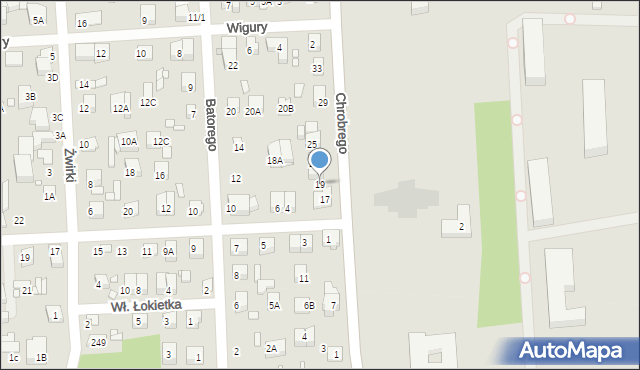 Mińsk Mazowiecki, Króla Bolesława Chrobrego, 19, mapa Mińsk Mazowiecki