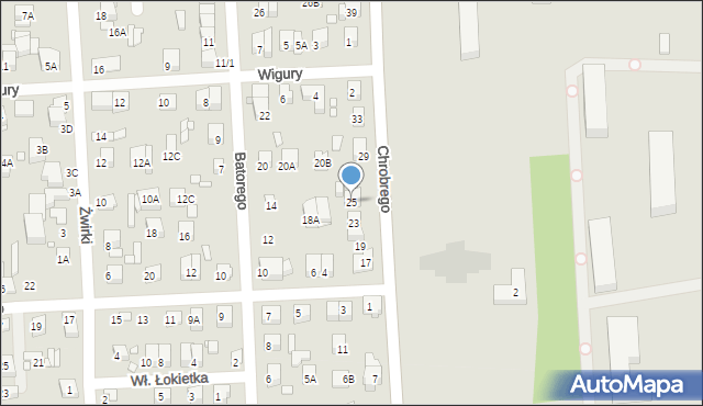 Mińsk Mazowiecki, Króla Bolesława Chrobrego, 25, mapa Mińsk Mazowiecki