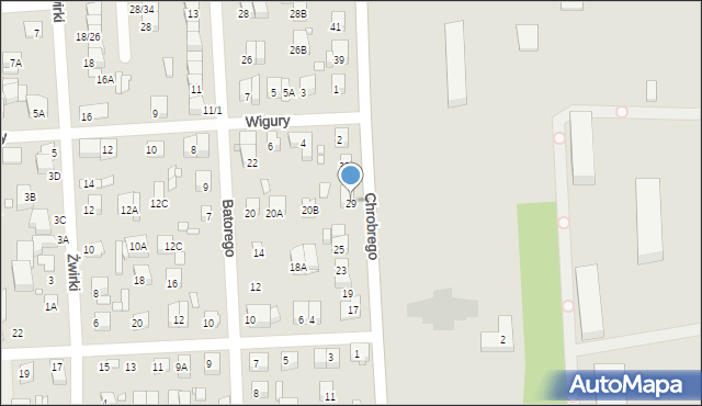 Mińsk Mazowiecki, Króla Bolesława Chrobrego, 29, mapa Mińsk Mazowiecki
