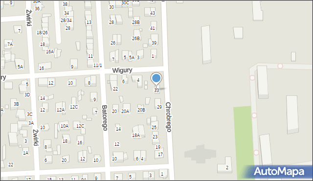Mińsk Mazowiecki, Króla Bolesława Chrobrego, 33, mapa Mińsk Mazowiecki