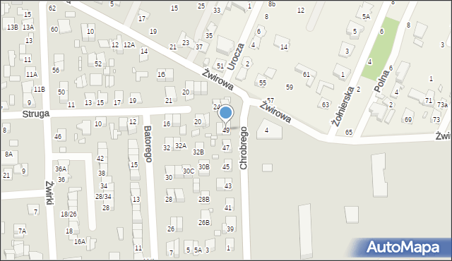 Mińsk Mazowiecki, Króla Bolesława Chrobrego, 49, mapa Mińsk Mazowiecki