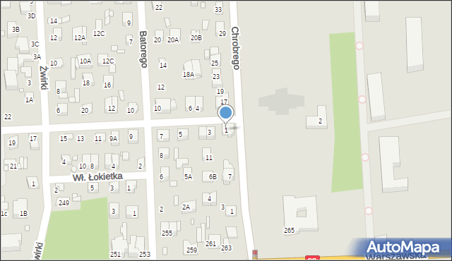 Mińsk Mazowiecki, Króla Jana III Sobieskiego, 1, mapa Mińsk Mazowiecki