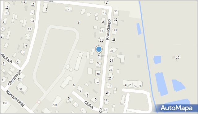 Mogilno, Krasickiego Ignacego, bp., 7, mapa Mogilno