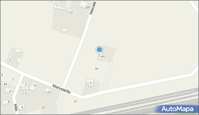 Mory, Królowej Marysieńki, 3b, mapa Mory