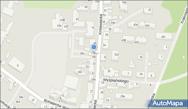 Mrągowo, Królewiecka, 37, mapa Mrągowo