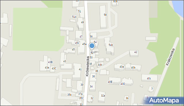 Mrągowo, Królewiecka, 52, mapa Mrągowo