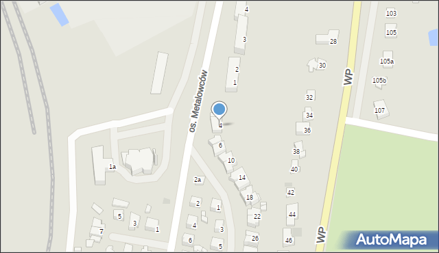 Mrągowo, Krzywa, 4, mapa Mrągowo