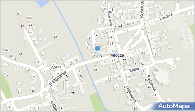 Mrocza, Krótka, 2, mapa Mrocza