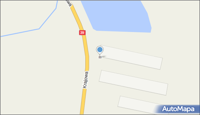 Mroczeń, Krajowa, 99, mapa Mroczeń