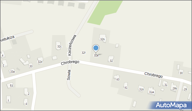 Mrozów, Króla Bolesława Chrobrego, 32a, mapa Mrozów