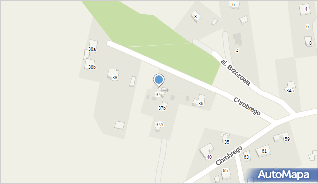 Mrozów, Króla Bolesława Chrobrego, 37c, mapa Mrozów