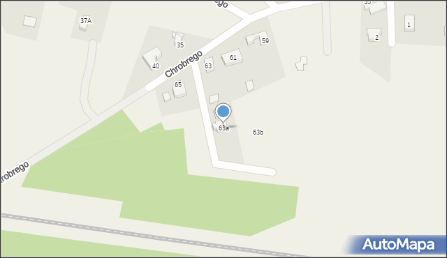 Mrozów, Króla Bolesława Chrobrego, 63a, mapa Mrozów