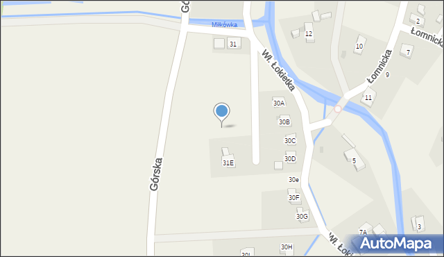 Mysłakowice, Króla Władysława Łokietka, 31d, mapa Mysłakowice